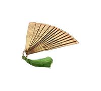 Ubaywey Anime Doma Hand Fan Cosplay Douma Pieghevole Fan Prop Giapponese Guerra Fan Arma Accessori Halloween, gold, taglia unica