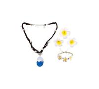 Ubaywey Set di accessori per costume da principessa, da donna, a forma di fiore, per Halloween, carnevale, gioco di ruolo