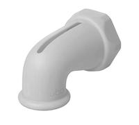Ubbi Beccuccio di sicurezza per vasca da bagno, copertura in morbido silicone per bagnetto del bambino, accessorio indispensabile per il bagnetto, grigio, grande
