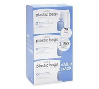 Ubbi Diaper Pail 75-Count Value Pack - Sacchetti in plastica, 3 pezzi
