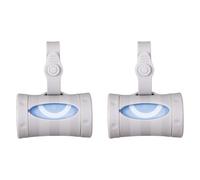 Ubbi Dispenser per sacchetti retrattile da viaggio per neonati, accessorio indispensabile per la borsa porta pannolini da viaggio per neonati, ut