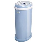 Ubbi Pattumiera per pannolini in acciaio con chiusura antiodore, senza sacchetto speciale, risparmio di denaro, premiato, design moderno Registry Must-Have Pannolino, colore: blu nuvoloso