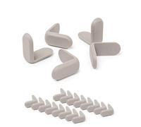 Ubbi Protezioni angolari per mobili per neonati e bambini, a prova di bambino, sicurezza per bambini, colore tortora, set da 16 pezzi