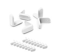 Ubbi Protezioni angolari per mobili per neonati e bambini, coperture a prova di bambino, sicurezza per bambini, colore bianco, set da 16 pezzi