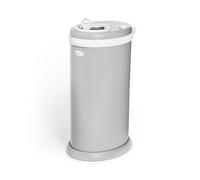 Ubbi Secchio per pannolini in acciaio inox, con chiusura anti-odore, non richiede sacchetto speciale, premiato, indispensabile per il registro, grigio opaco