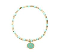 UBBVPKY Bracciale con 12 Costellazioni Zodiacali per Donna, Bracciale Smaltato con Gocce D'Olio, Ciondolo per Coppia, Braccialetto Elastico Dell'Amicizia, Bilancia