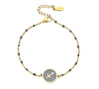 UBBVPKY Bracciale con 12 Costellazioni Zodiacali per Donna, Oroscopo, Astrologia, Moda, Goccia D'Olio, Ciondolo per Coppie, Braccialetto Regolabile con Catena Dell'Amicizia, Sagittario