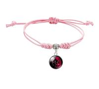 UBBVPKY Bracciale Da Uomo E Da Donna con 12 Costellazioni Dello Zodiaco - Bracciale Regolabile In Corda Di Pelle Colorata con Oroscopo, Regalo Unisex per Compleanno/Anniversario Della Vergine