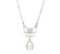 UBBVPKY Collana Con Ciondolo Zodiacale Stella Pietra Di Luna 12 Costellazioni Oroscopo Collane Delicate Per Donne Gioielli Di Compleanno Regalo Di Coppia Vergine