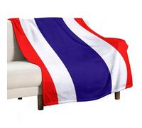 UBBVPKY Coperta In Pile Di Flanella Per Letto Coperte Super Morbida E Calda Con Stampa Della Bandiera Del Regno Di Thailandia Coperta Per Divano Letto Leggera E Soffice Matrimoniale 100×150Cm
