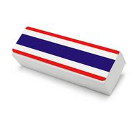 UBBVPKY Custodia Rigida Per Occhiali Custodia Portatile Per Occhiale Da Vista Per Donne Uomini Unisex Occhiali Da Sole Scatola Protettiva Per Occhiale Con Stampa Bandiera Del Regno Di Thailandia