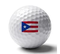 UBBVPKY Palline Da Golf Personalizzate Bifacciali Con Bandiera Del Commonwealth Di Porto Rico Per Regali Unici Ed Eventi Memorabili Perfette Per Gli Amanti Del Golfisti E Per I Tornei