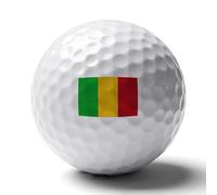 UBBVPKY Palline Da Golf Personalizzate Con La Bandiera Della Repubblica Del Mali - Ottimo Regalo Per Uomini E Donne - Accessori Per Palline Da Golf Per Golfisti Amanti Per Compleanni E Natale