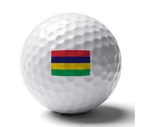 UBBVPKY Regali Di Golf Per Uomo Palline Da Golf Personalizzate Con La Bandiera Della Repubblica Di Mauritius Accessori Da Golfisti Fantastici Per Gli Amanti Del Golfisti Per Compleanni E Natale