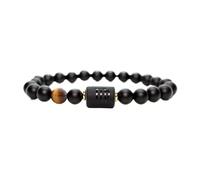 UBBVPKY Spirituale Dei Segni Zodiacali Braccialetti Elastici in Pietra Naturale con Dodici Costellazioni con Perline Fatte A Mano Braccialetto Di Manifestazione Serena Per Donne E Uomini Vergine
