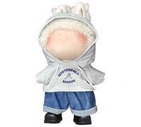 UBBY Abbigliamento per il tempo libero, mini abbigliamento per bambole, solo accessori di abbigliamento, abbigliamento carino, per labu da 17 cm, regali fai da te