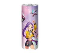 UBBY Demon Hunters - Borraccia da 590 ml, a prova di perdite, con cannuccia e manico, tazza per bere, bottiglia in acciaio inox, per lavoro, viaggi, attività all'aperto, scuola (canto)