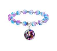 UBBY Demon Hunters - Bracciali da 16 mm, per coppie, braccialetti dell'amicizia, per donne, ragazze, regalo di compleanno, Natale, accessori, Eine Grösse, Cristallo, Senza pietre preziose