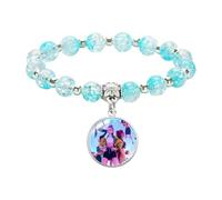 UBBY Demon Hunters - Bracciali da 16 mm, per coppie, braccialetti dell'amicizia, per donne, ragazze, regalo di compleanno, Natale, accessori, Eine Grösse, Cristallo, Senza pietre preziose