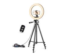 UBeesize 12" LED Ring Light Professionale con 50" estensibile Selfie treppiede supporto telefono per foto video tavolo Smartphone luce treppiede