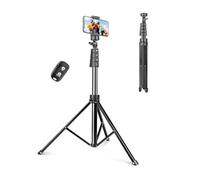 UBeesize 183cm Bastone Selfie Treppiede per Telefono, Smartphone Treppiede Stand Selfie Stick con Telecomando Treppiede Estensibile per iPhone Android Fotocamera