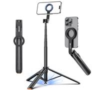 UBeesize MagSafe - Treppiede magnetico da 70 pollici per iPhone, bastone per selfie con telecomando MagSafe, supporto per telefono portatile, per registrazione, viaggi e vlogging, compatibile con