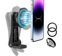 UBeesize Supporto per Telefono Cellulare Treppiede,Supporto Magnetico per Telefono Cellulare,Treppiede Compatibile con le Custodie MagSafe e iPhone 14 13 12 Pro Max Tutti i Dispositivi Mobili