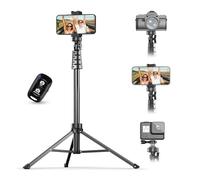 UBeesize Treppiede per telefono da 72 pollici e bastone per selfie, treppiede per fotocamera con telecomando wireless e supporto per telefono, compatibile con iPhone e telefoni Android, perfetto per