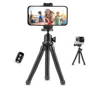 UBeesize UBeesize - Treppiede per telefono, flessibile da 30,5 cm, con otturatore remoto wireless e supporto universale per telefono, compatibile con smartphone/DSLR/fotocamera GoPro
