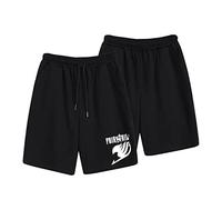 Ubeisy Anime Fairy Tail Shorts Pantaloni Ken Kaneki Pantaloni della tuta Ken Kaneki Pantaloni sportivi per l'estate, D-1, S