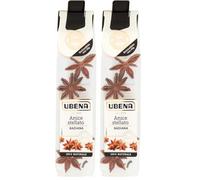 UBENA, Anice Stellato, Sapore Intenso e Fortemente Aromatico, Ideale per Piatti Caldi e Bevande, Formato Clip Sachet da 5 Pezzi (Confezione da 2)