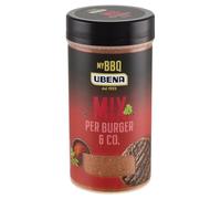 UBENA MyBBQ, Mix per Burger & Co, Insaporitore con Sale Marino, Condimento di Erbe e Spezie con Sale Marino, Per Preparazioni di Hamburgher, Polpette, Polpettone e Vegetariane, Formato 120gr