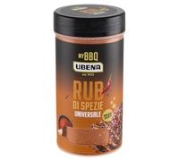 UBENA MyBBQ, Rub di Spezie Universale Magic Dust, Insaporitore con Sale Marino, Condimento di Erbe e Spezie, Arricchito da Zucchero di Canna, Per Carni Rosse, Bianche, Pesce e Verdure, Formato 140gr