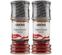UBENA, Peperoncino in Fiocchi, Formato Tappo Macina da 30 gr (Confezione da 2)