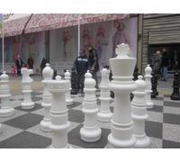 Uber Games Mega Giga Scacchi Figure, 94 cm, Resistente ai Raggi UV | In plastica di alta resistente alle intemperie, statuette di scacchi grandi