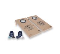 Uber Games - World Cornhole League - 120 x 60 cm Double Board Set - Dimensioni regolamentari 4 x 2 Foot Tournament Quality Board & 16 Cornhole Bag Professional - Prodotto con licenza ufficiale Premium