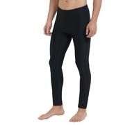 Ubestyle UPF 50+ - Leggings sportivi da uomo, per surf, nuoto, protezione solare, nero, X-Large