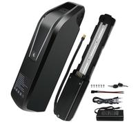 UBETTER 48V 20Ah Batteria per Bici Elettrica con 30A BMS, Caricatore Rapido da 2a, Uscita USB, Blocco Sicuro, Indicatore Luminoso a LED, Piastra di Base a 5 Pin per 250W 500W 1000W Motore E-Bike