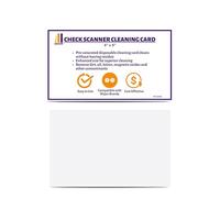 UBICON Scheda di pulizia per scanner - Lunghezza e larghezza migliorate per una pulizia efficace, compatibile con le principali marche tra cui Panini e Digital, presaturata - 10,2 x 20,3 cm (5)