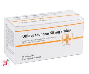 UBIDECARENONE 50MG/10ML POLVERE E SOLVENTE PER SOSPENSIONE ORALE 10 FLACONCINI