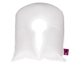 Ubio - Cuscino Saniluxe a forma di ferro di cavallo rotondo, colore: Blu cielo