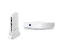 Ubiquiti Cloud Gateway Max (UCG-Max) con supporto da tavolo universale - router multi-wan avanzato + archiviazione NVR + supporto ponderato incluso