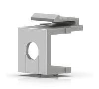 Encaixe para Cabo Ubiquiti Pass-Through para Bastidor Prateado (12 Unidades)