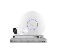 Ubiquiti Kit Sicurezza Prioritaria - UCG-Max + USW-PRO-8-POE + U7-Lite + 4 Telecamere UVC-G5-FLEX - Passerella, Switch PoE, WiFi 7, Monitoraggio 2K