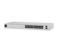 Switch UniFi Ubiquiti USW-24-POE (24 porte Gigabit EthernetGigabit SPF+ rack 95W 1U)