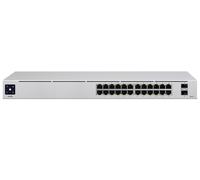 Ubiquiti Networks UniFi USW-24 switch di rete Gestito L2 Gigabit Ethernet [10/100/1000] Argento (Ubiquiti Switch UniFi 24xRJ45