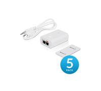 Ubiquiti POE-24-24W-5P | Alimentatore PoE | 24V, 1A, 24W, 5-pack