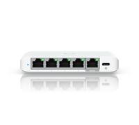 Ubiquiti switch usw-flex-2.5g-5 5 porte lan 2.5gbe poe+ gigabit di cui 1 porta input poe++ l2