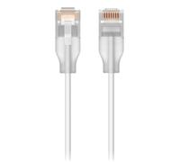 Ubiquiti UACC-Cable-Patch-EL-1M-W cavo di rete Traslucido, Bianco Cat6
