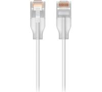 Ubiquiti Cavo di rete UACC-CABLE-PATCH-EL-3M-W – Cat6, 3 m, bianco traslucido, 2,5 mm